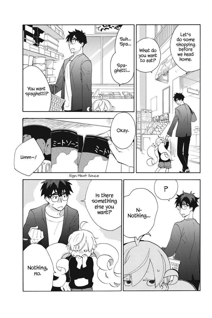 Amaama to Inazuma Chapter 24.2 page 11 - Chapter 24 v2 : Liars and Parme-whatsit and Carbonara Spaghetti