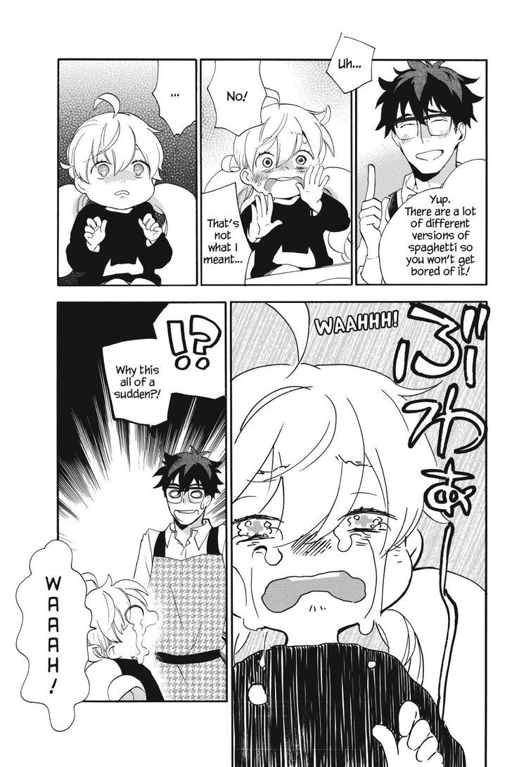 Amaama to Inazuma Chapter 24.2 page 13 - Chapter 24 v2 : Liars and Parme-whatsit and Carbonara Spaghetti