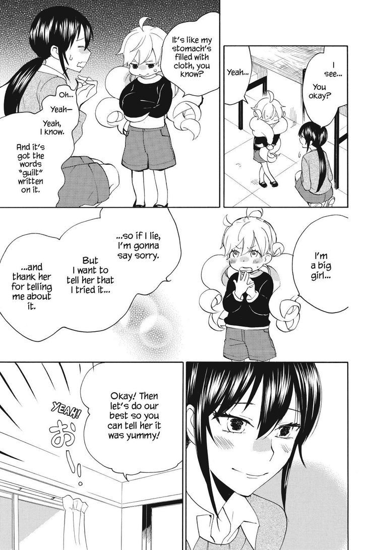 Amaama to Inazuma Chapter 24.2 page 19 - Chapter 24 v2 : Liars and Parme-whatsit and Carbonara Spaghetti