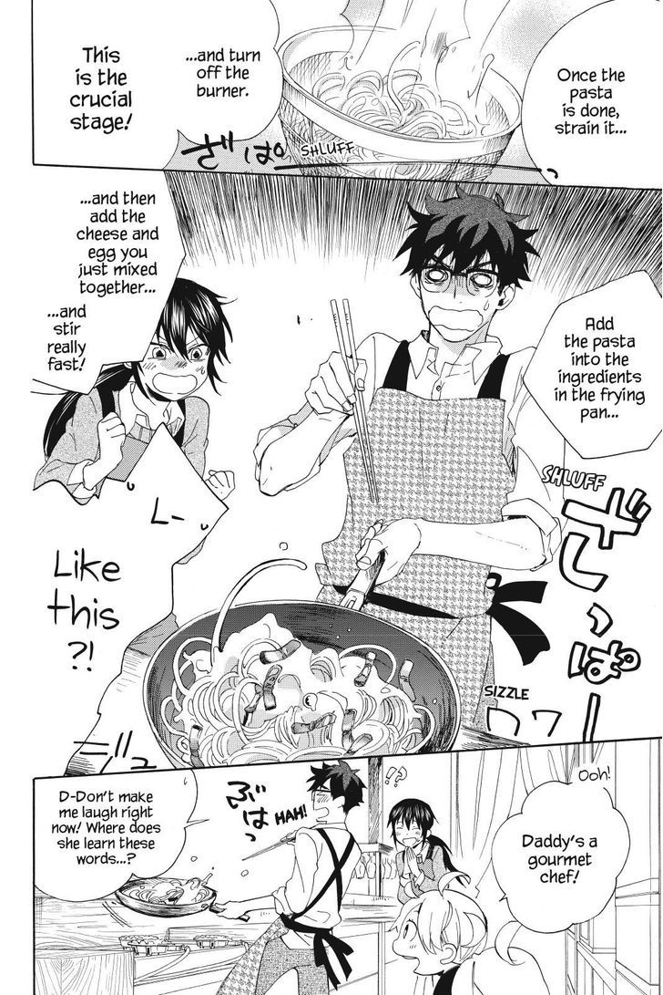 Amaama to Inazuma Chapter 24.2 page 24 - Chapter 24 v2 : Liars and Parme-whatsit and Carbonara Spaghetti