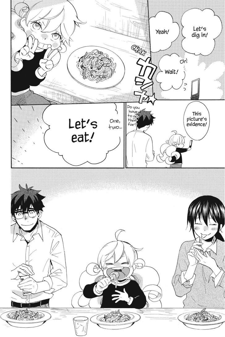 Amaama to Inazuma Chapter 24.2 page 26 - Chapter 24 v2 : Liars and Parme-whatsit and Carbonara Spaghetti