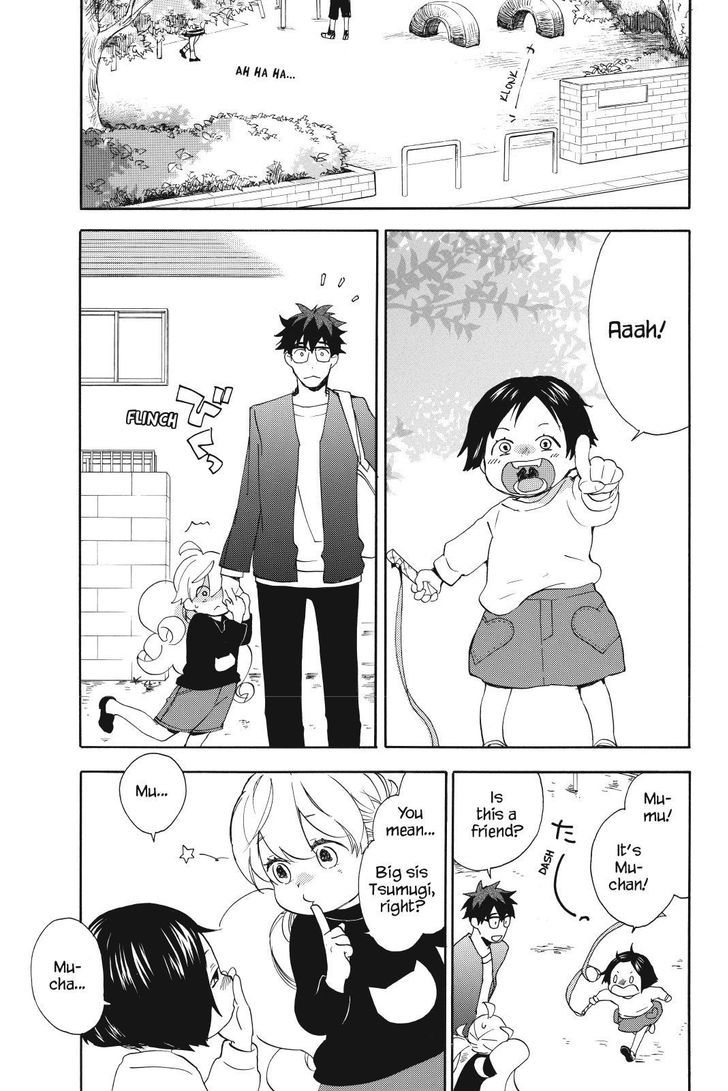 Amaama to Inazuma Chapter 24.2 page 7 - Chapter 24 v2 : Liars and Parme-whatsit and Carbonara Spaghetti