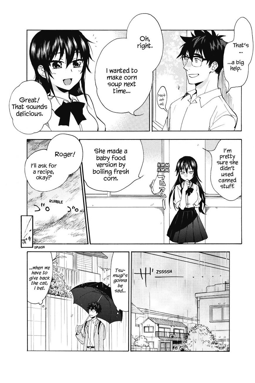 Amaama to Inazuma Chapter 26 page 19 - Chapter 26 : A Cat, Tsumugi, and Corn Soup (Fixed)