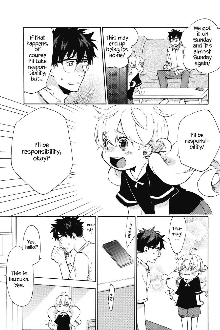 Amaama to Inazuma Chapter 26 page 21 - Chapter 26 : A Cat, Tsumugi, and Corn Soup (Fixed)