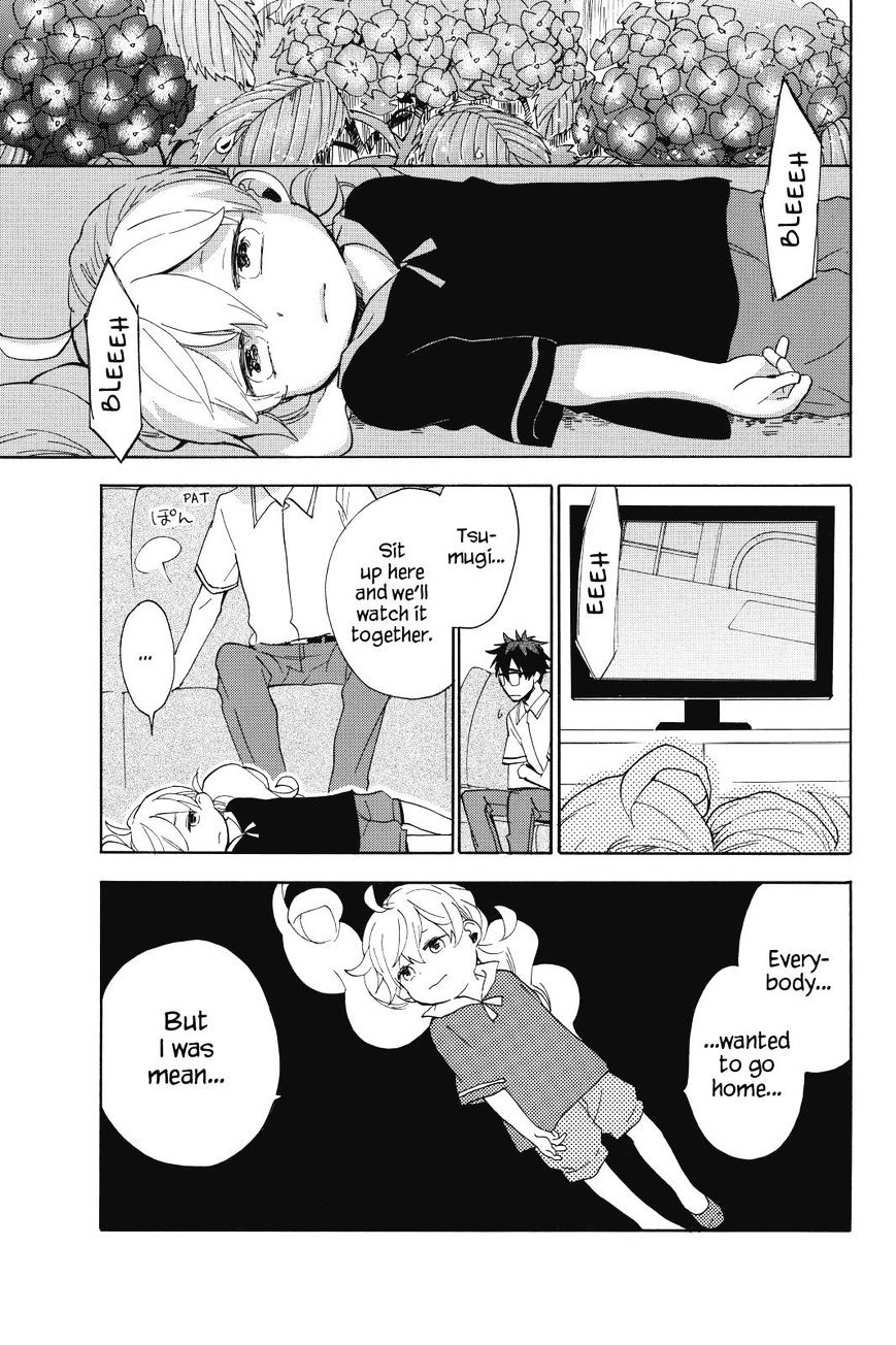 Amaama to Inazuma Chapter 26 page 27 - Chapter 26 : A Cat, Tsumugi, and Corn Soup (Fixed)