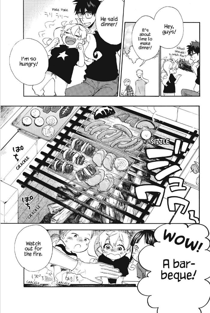 Amaama to Inazuma Chapter 27 page 10 - Chapter 27 : Camping Bread, and the Magical Girls
