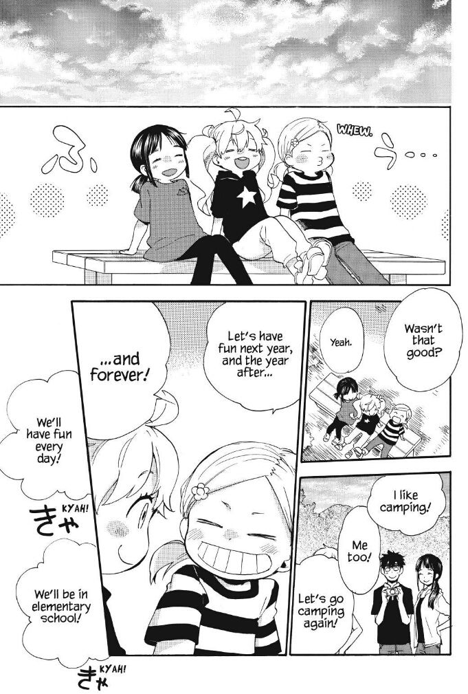 Amaama to Inazuma Chapter 27 page 12 - Chapter 27 : Camping Bread, and the Magical Girls