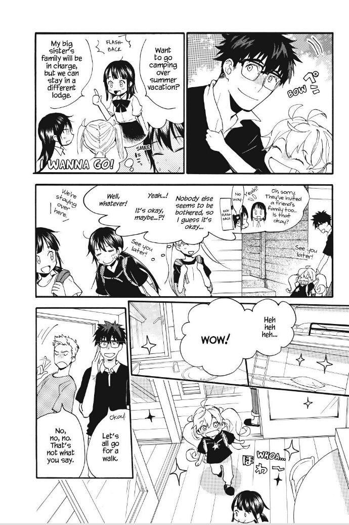 Amaama to Inazuma Chapter 27 page 6 - Chapter 27 : Camping Bread, and the Magical Girls