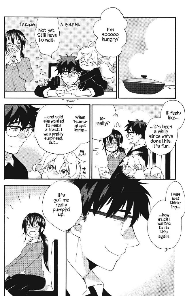 Amaama to Inazuma Chapter 30 page 27 - Chapter 30 : Welcome Home and Chicken Cream Stew