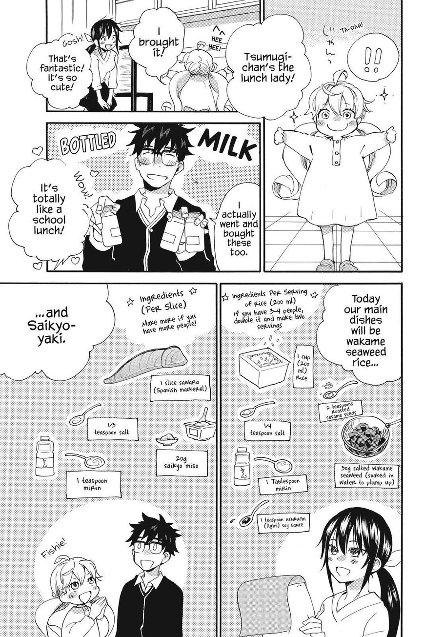 Amaama to Inazuma Chapter 35 page 20 - Chapter 35 : Elementary School and School Lunch