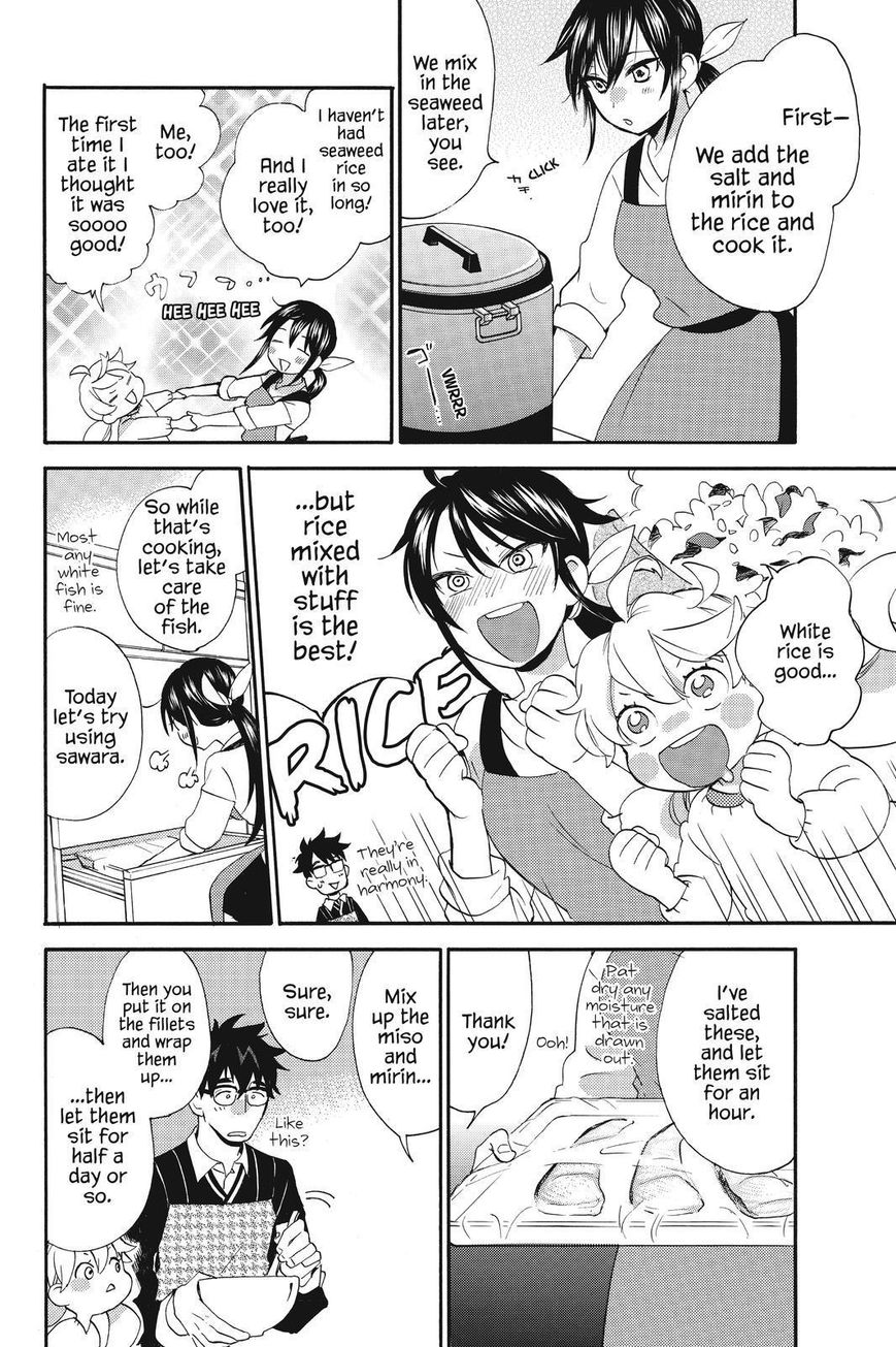 Amaama to Inazuma Chapter 35 page 21 - Chapter 35 : Elementary School and School Lunch
