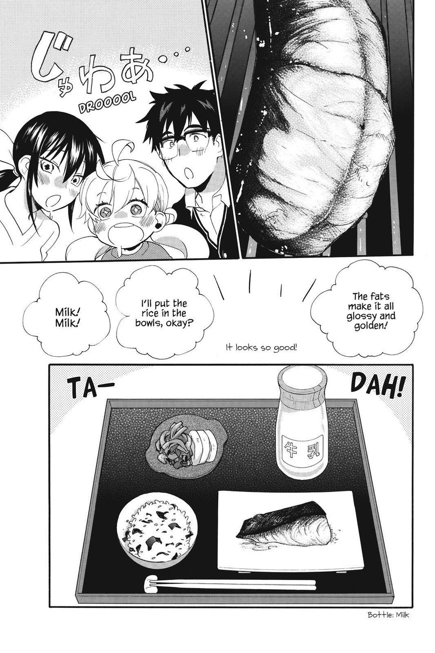 Amaama to Inazuma Chapter 35 page 24 - Chapter 35 : Elementary School and School Lunch