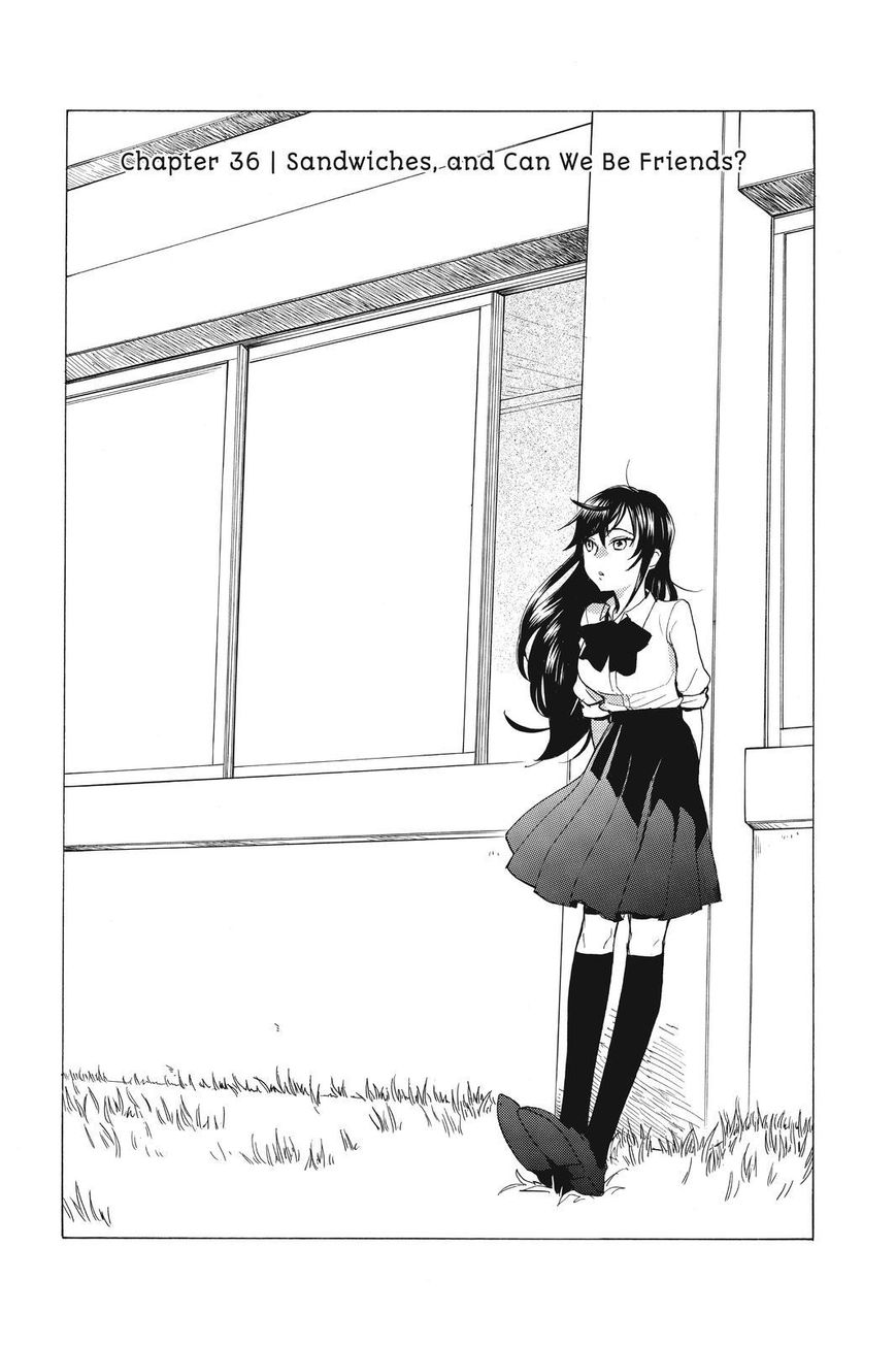 Amaama to Inazuma Chapter 36 page 1 - Chapter 36 : Sandwiches, and Can We Be Friends?