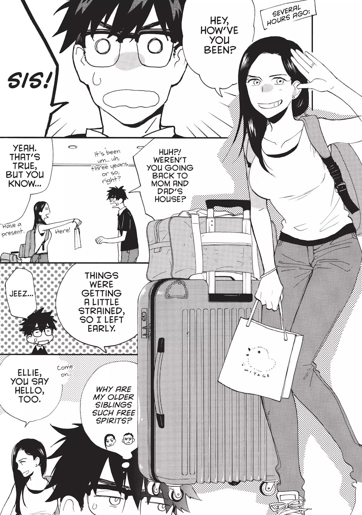 Amaama to Inazuma Chapter 41 page 3 - Chapter 41: Cannelloni of Jealousy and Making Up