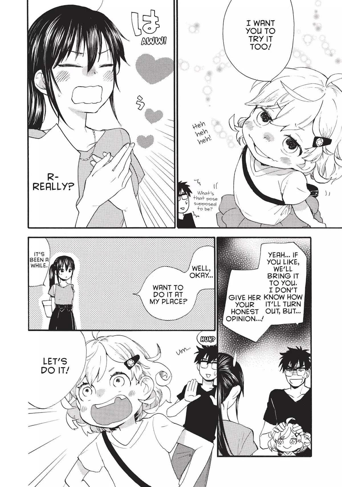 Amaama to Inazuma Chapter 43 page 12 - Chapter 43: My First Niku-Jaga