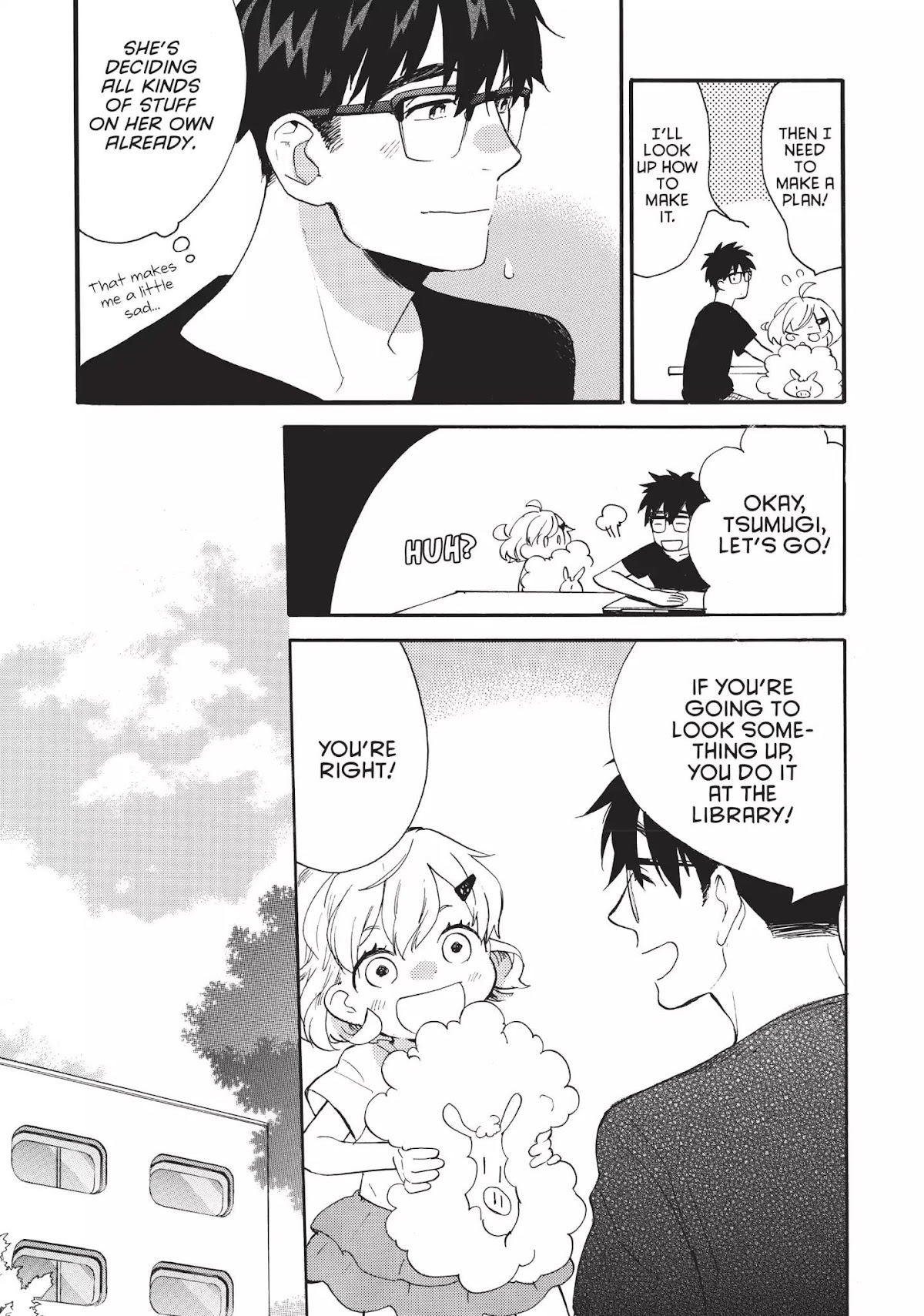 Amaama to Inazuma Chapter 43 page 5 - Chapter 43: My First Niku-Jaga