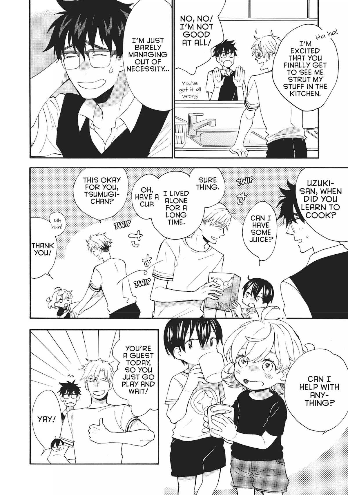 Amaama to Inazuma Chapter 44 page 18 - Chapter 44: It's Yummy! It's New! It's Fish Curry!
