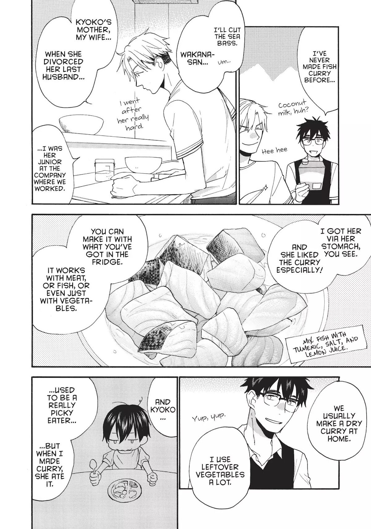Amaama to Inazuma Chapter 44 page 20 - Chapter 44: It's Yummy! It's New! It's Fish Curry!