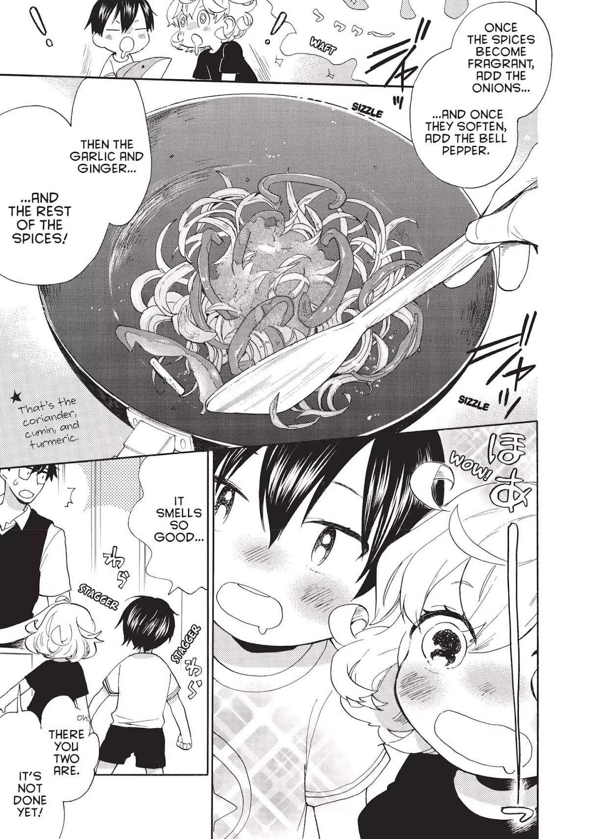 Amaama to Inazuma Chapter 44 page 23 - Chapter 44: It's Yummy! It's New! It's Fish Curry!