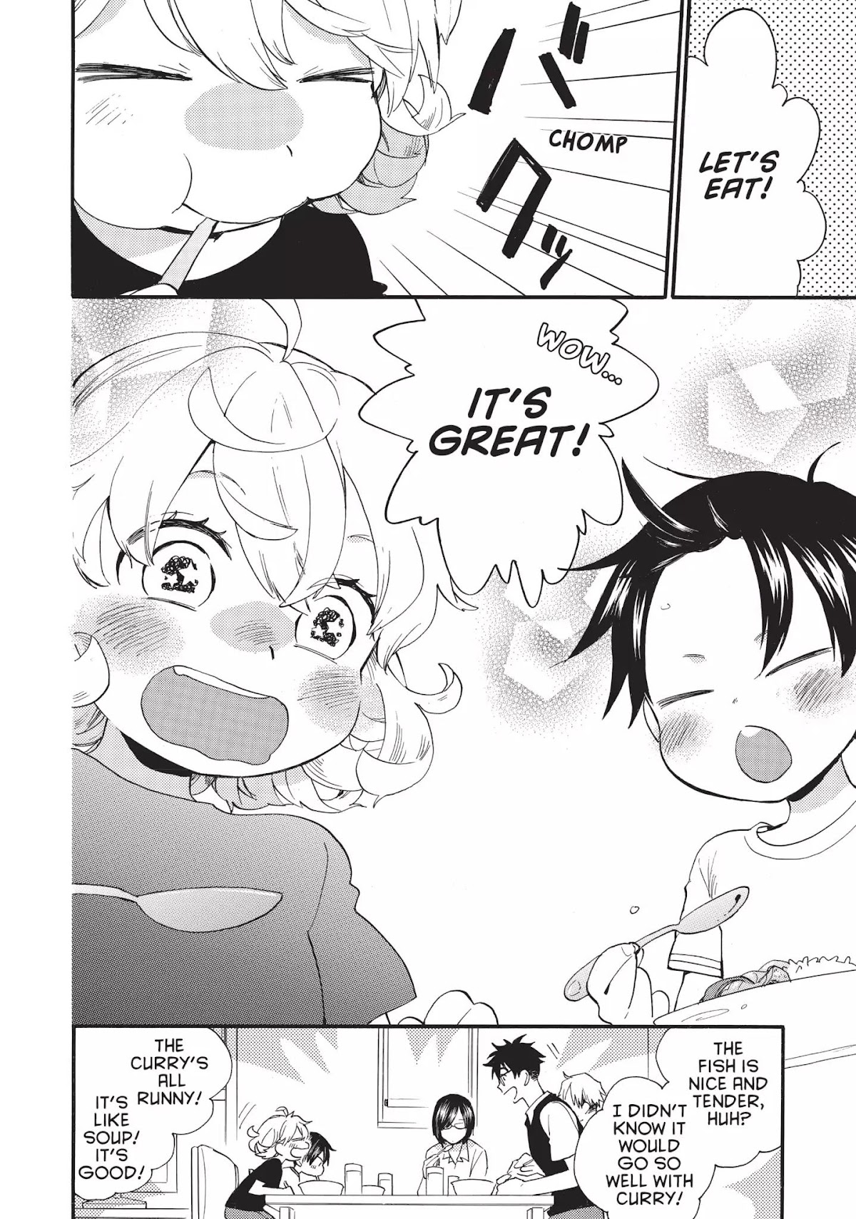 Amaama to Inazuma Chapter 44 page 26 - Chapter 44: It's Yummy! It's New! It's Fish Curry!