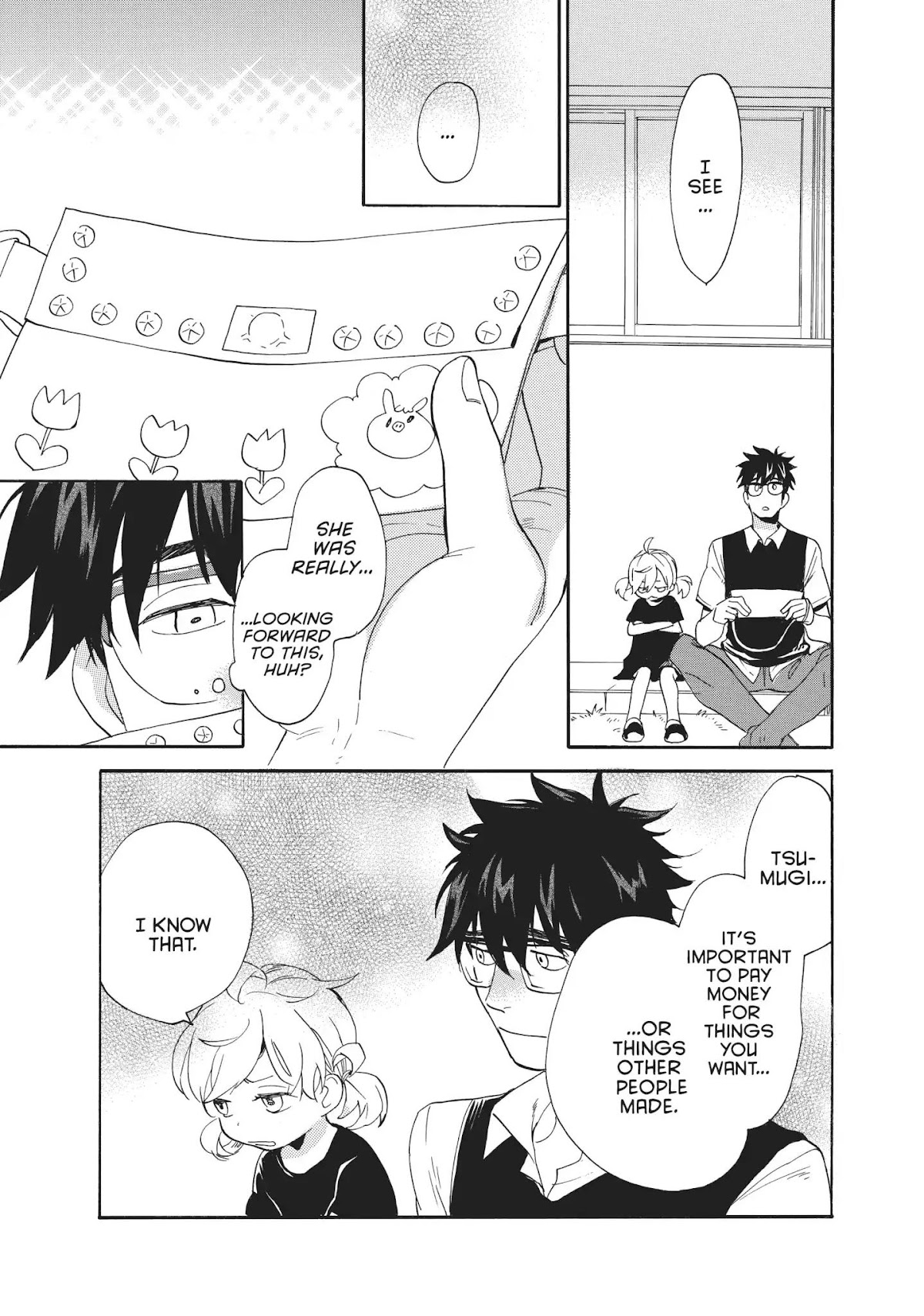 Amaama to Inazuma Chapter 46 page 21 - Chapter 46: Money and Dressing