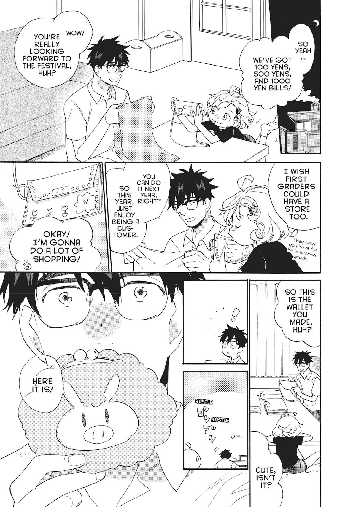 Amaama to Inazuma Chapter 46 page 5 - Chapter 46: Money and Dressing