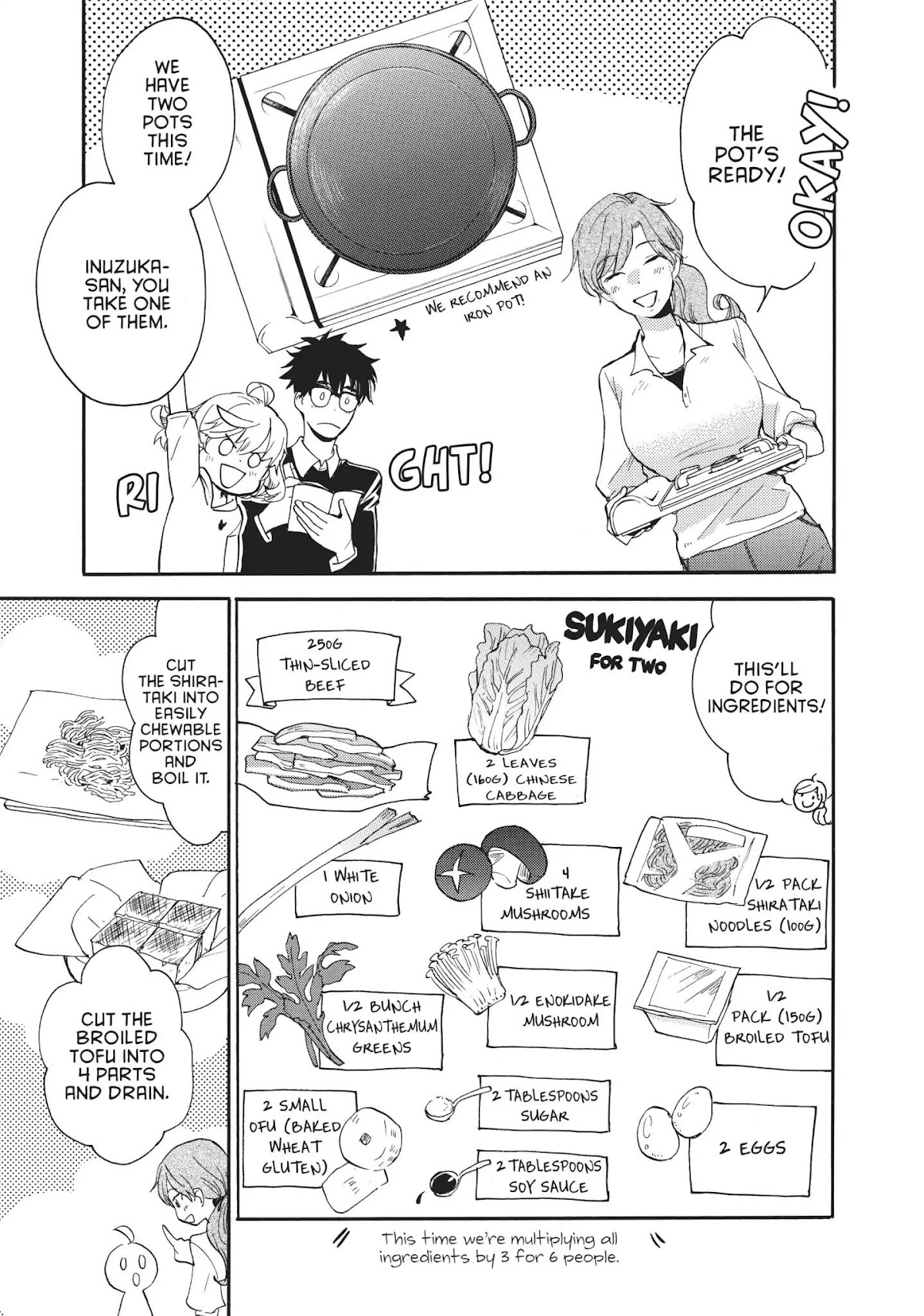 Amaama to Inazuma Chapter 47 page 27 - Chapter 47: Celebratory Sukiyaki