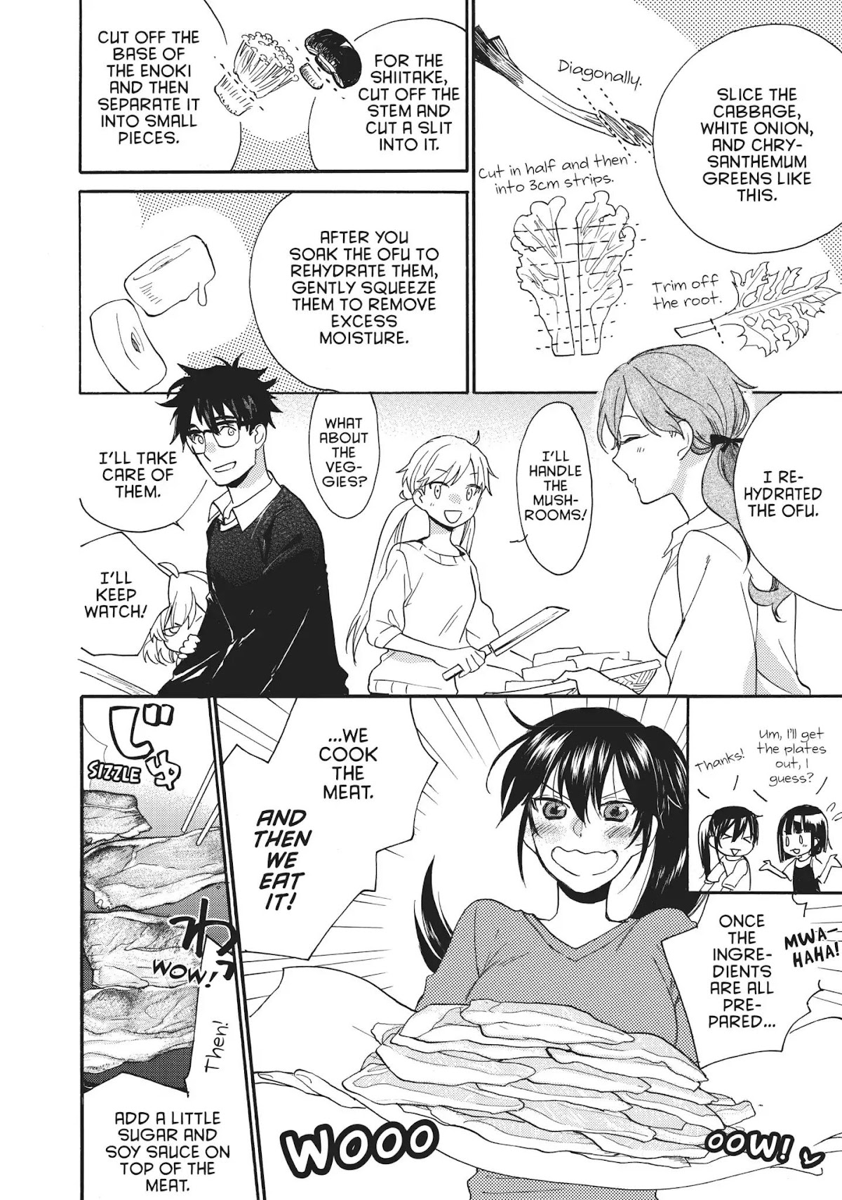Amaama to Inazuma Chapter 47 page 28 - Chapter 47: Celebratory Sukiyaki