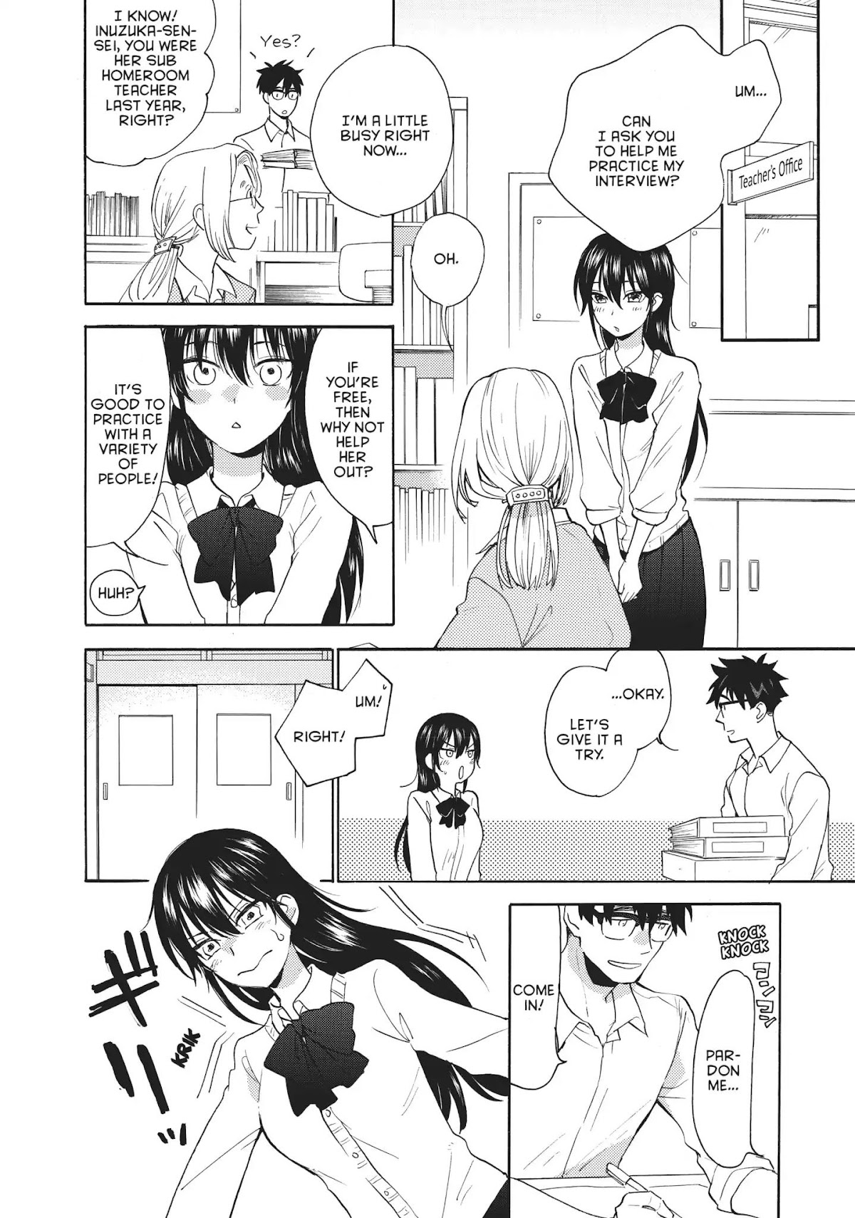 Amaama to Inazuma Chapter 47 page 6 - Chapter 47: Celebratory Sukiyaki