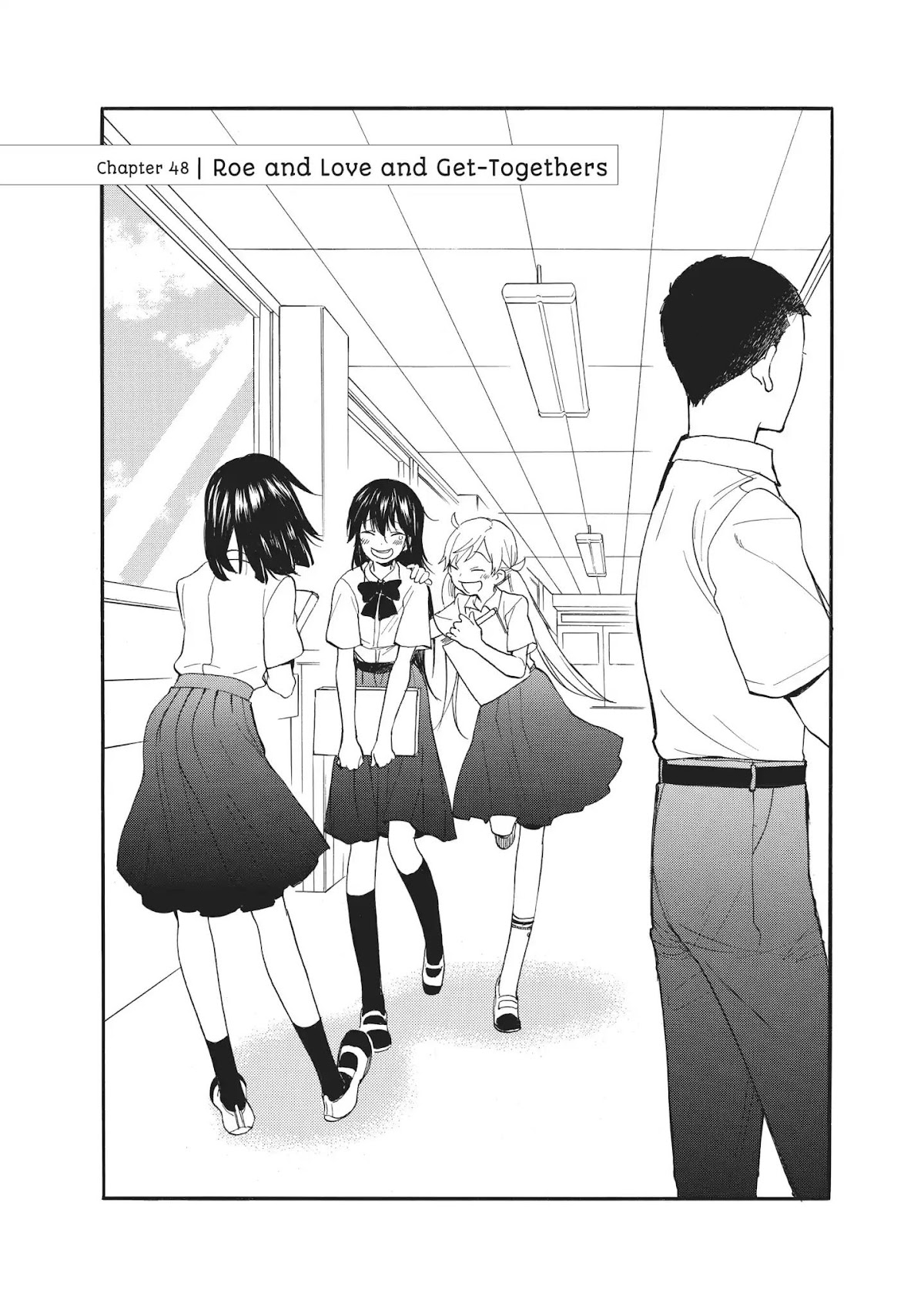 Amaama to Inazuma Chapter 48 page 1 - Chapter 48: Roe and Love and Get-Togethers