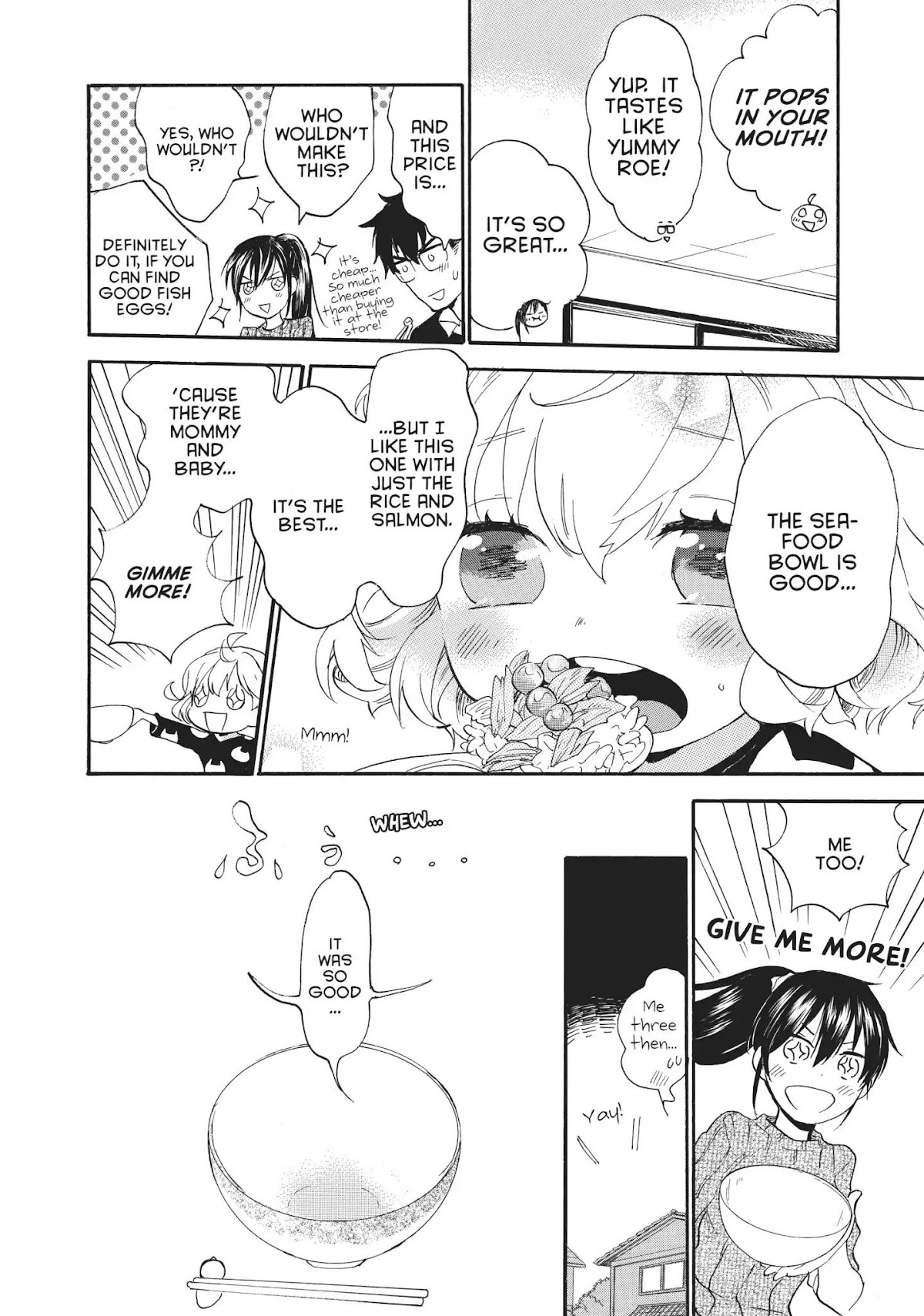 Amaama to Inazuma Chapter 48 page 30 - Chapter 48: Roe and Love and Get-Togethers