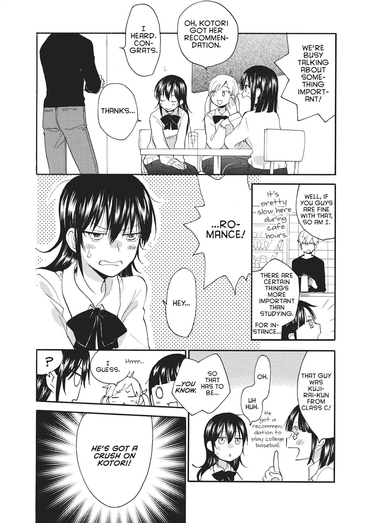 Amaama to Inazuma Chapter 48 page 4 - Chapter 48: Roe and Love and Get-Togethers