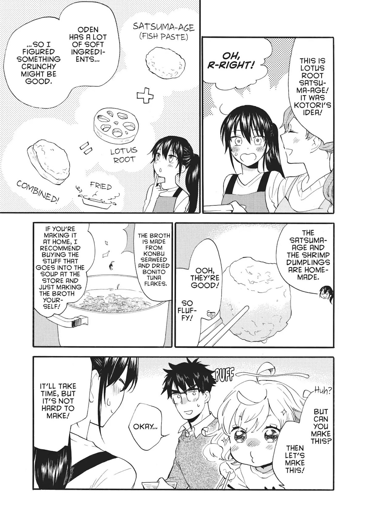 Amaama to Inazuma Chapter 49 page 26 - Chapter 49: Sunset at the Beach and Piping Hot Oden