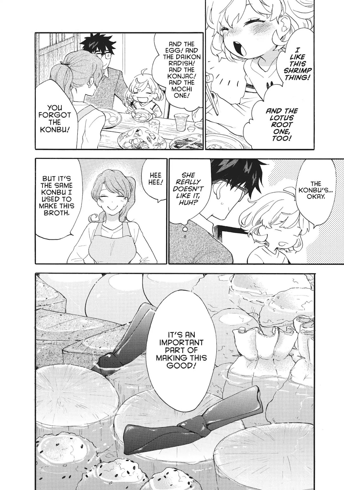 Amaama to Inazuma Chapter 49 page 27 - Chapter 49: Sunset at the Beach and Piping Hot Oden