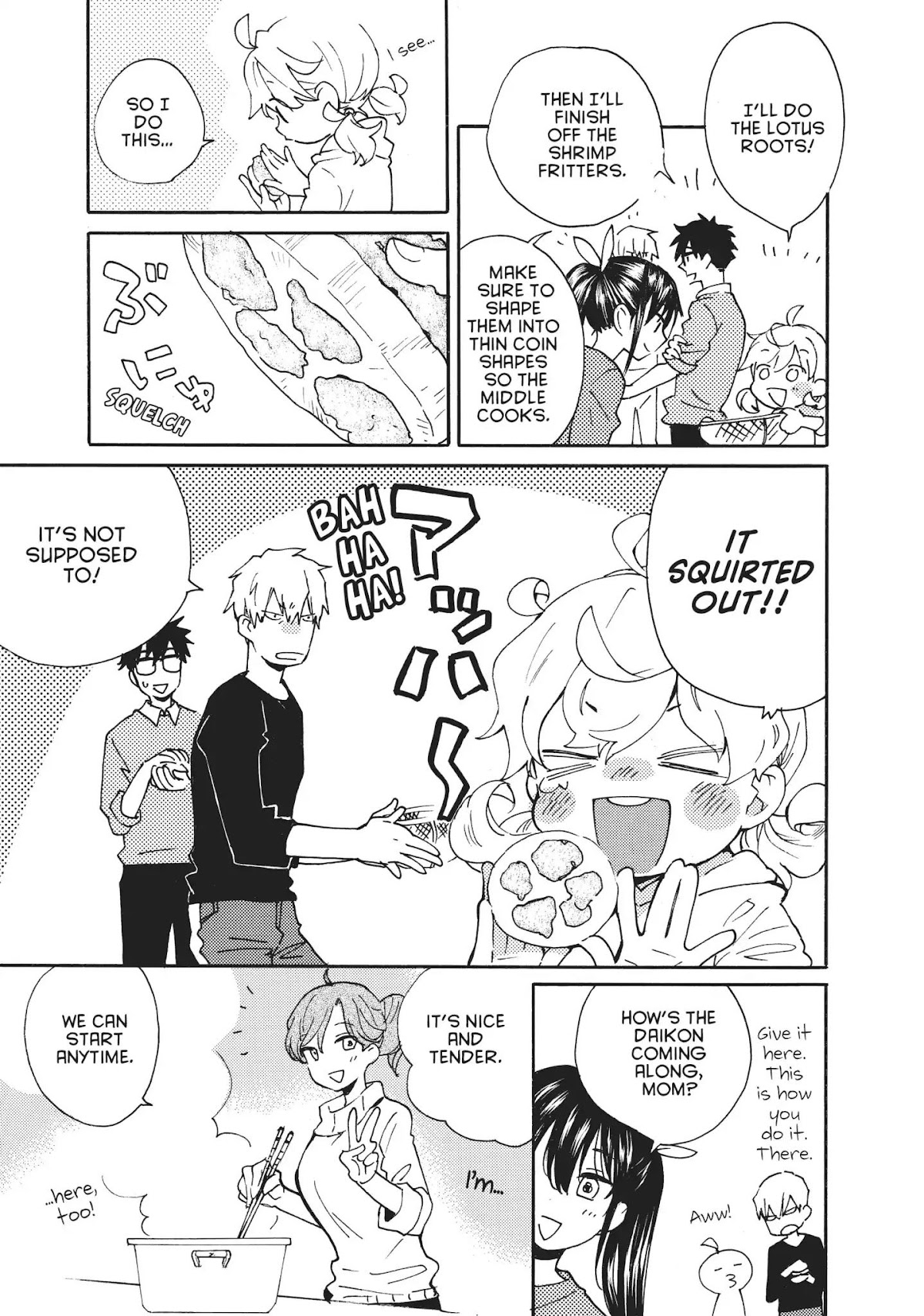Amaama to Inazuma Chapter 49 page 36 - Chapter 49: Sunset at the Beach and Piping Hot Oden
