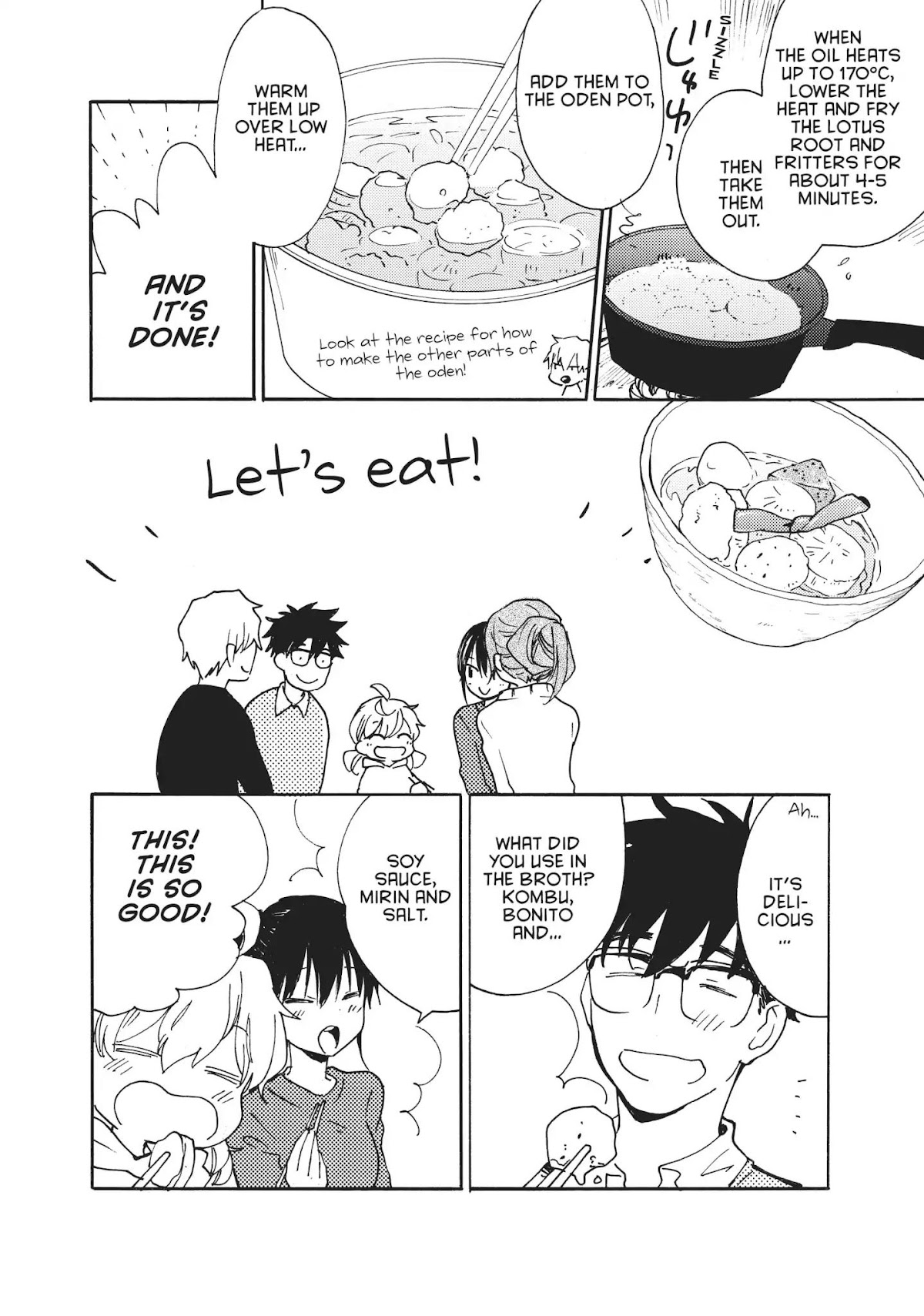 Amaama to Inazuma Chapter 49 page 37 - Chapter 49: Sunset at the Beach and Piping Hot Oden