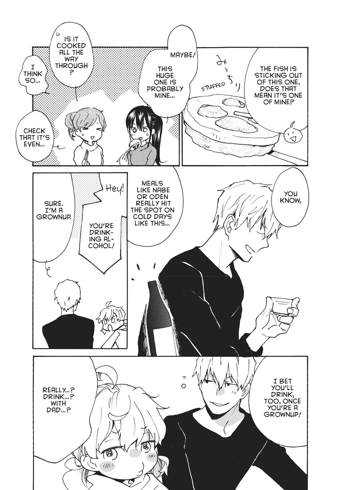 Amaama to Inazuma Chapter 49 page 38 - Chapter 49: Sunset at the Beach and Piping Hot Oden