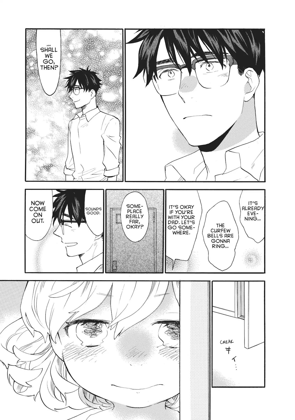 Amaama to Inazuma Chapter 49 page 9 - Chapter 49: Sunset at the Beach and Piping Hot Oden