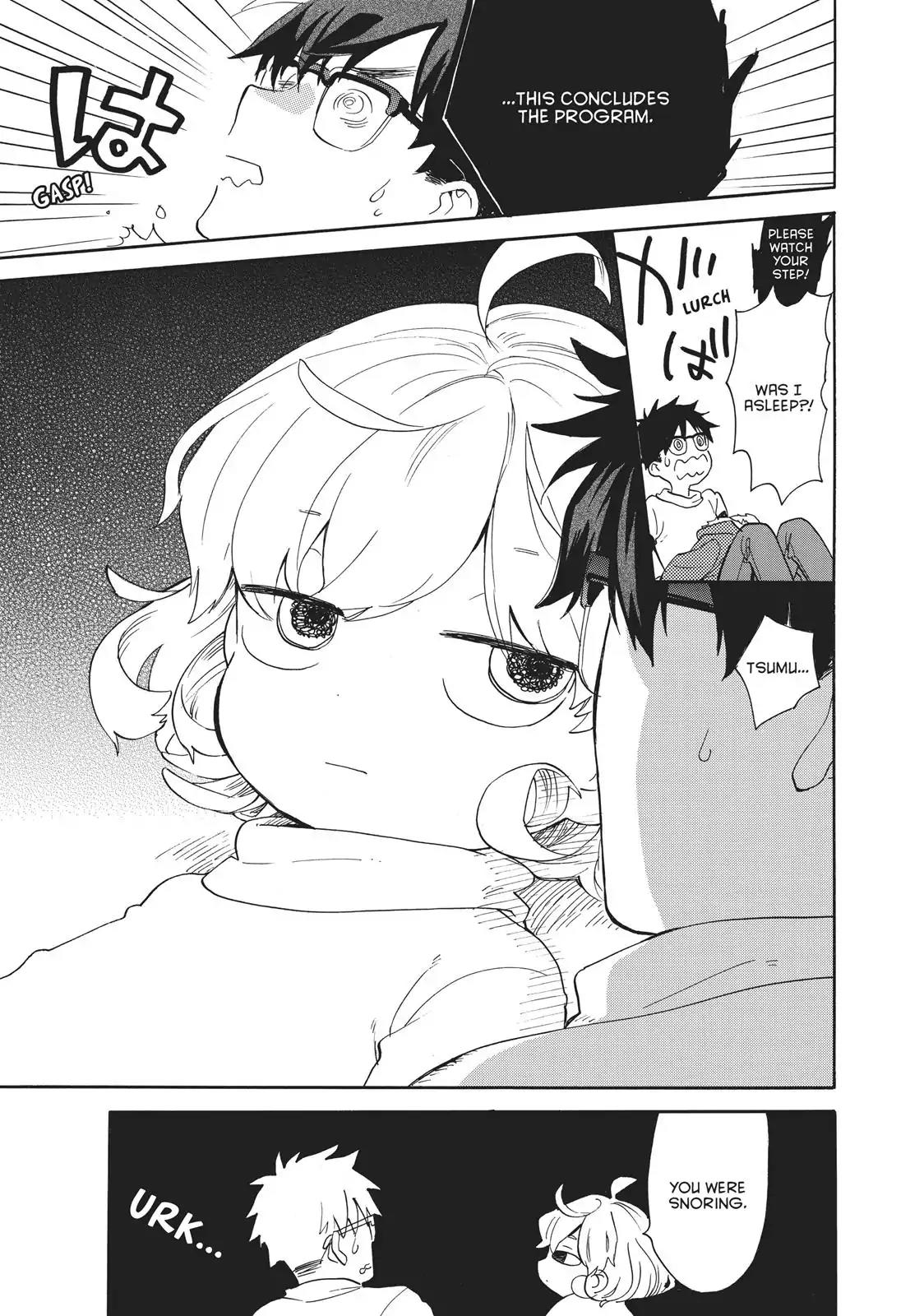 Amaama to Inazuma Chapter 50 page 13 - Chapter 50: Make-Peach Rice Omelettes