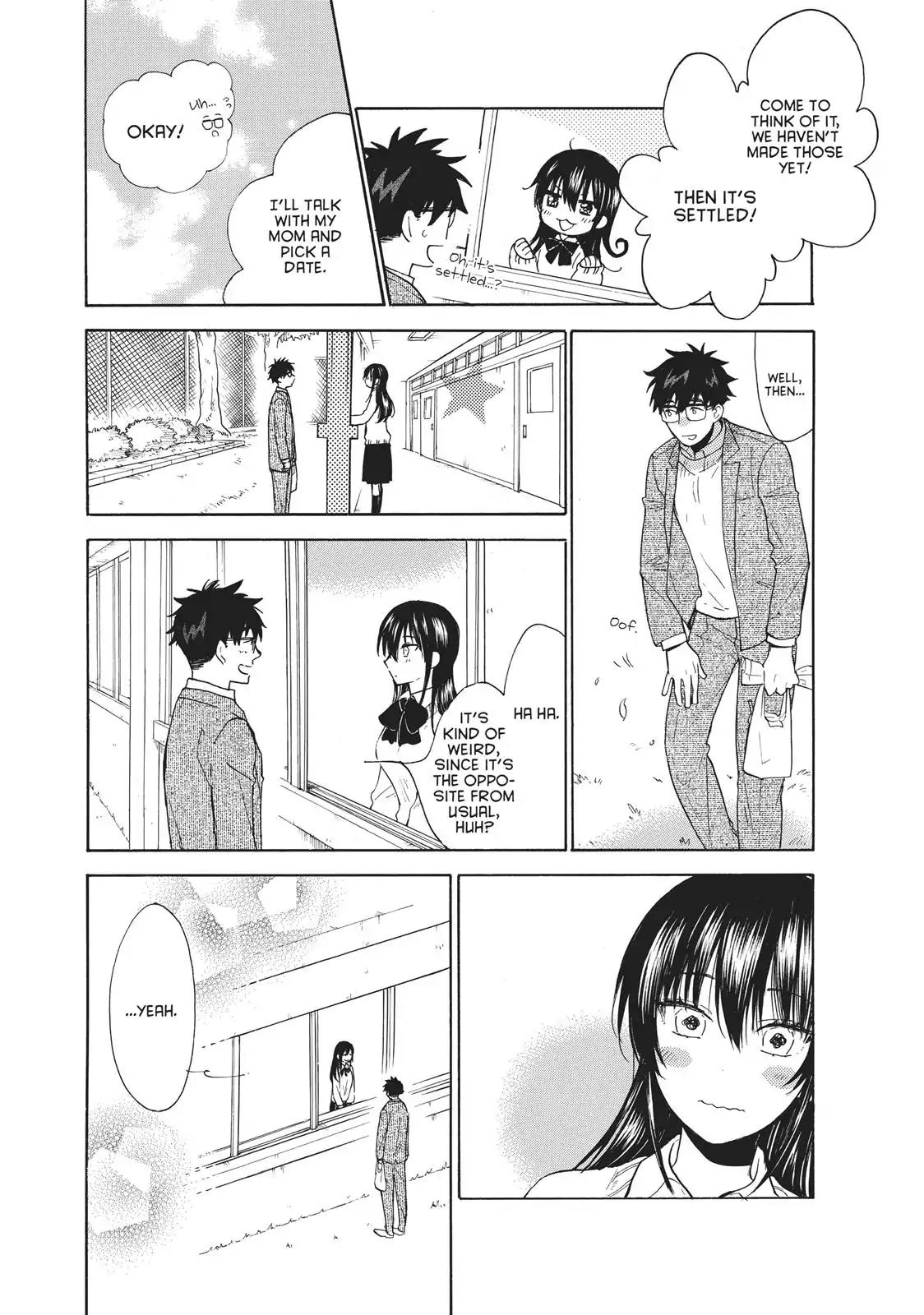 Amaama to Inazuma Chapter 50 page 18 - Chapter 50: Make-Peach Rice Omelettes
