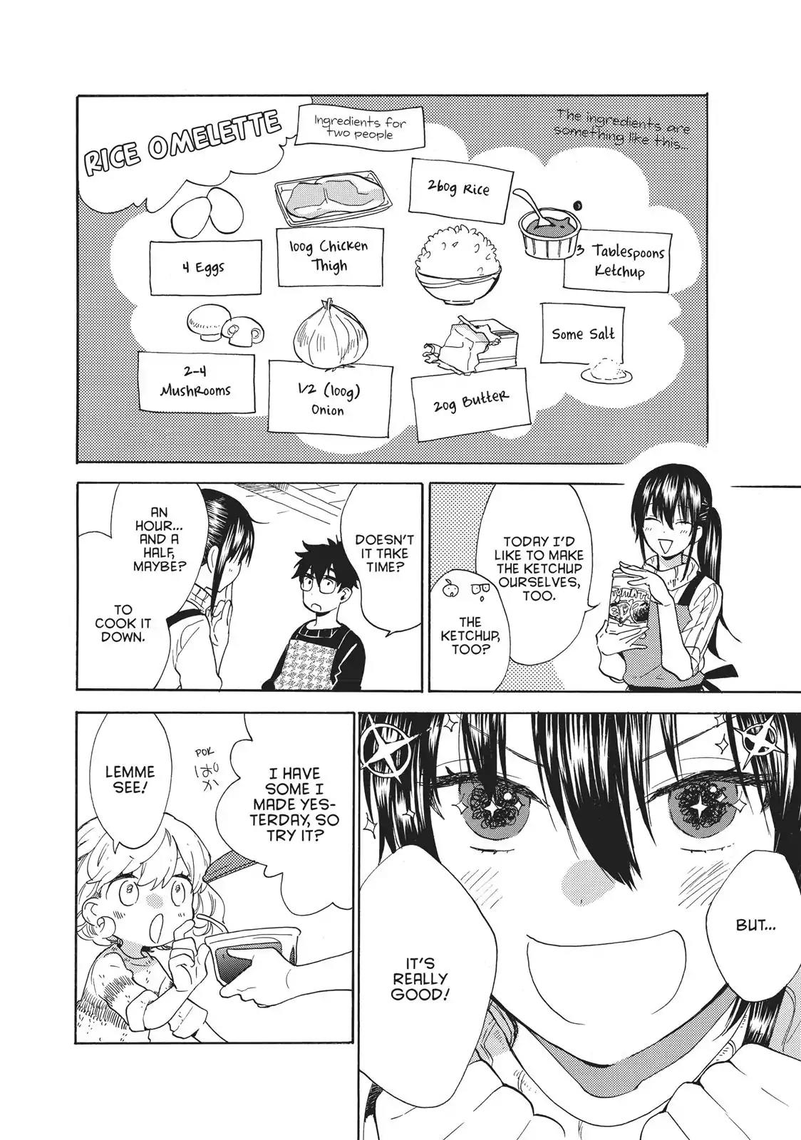 Amaama to Inazuma Chapter 50 page 20 - Chapter 50: Make-Peach Rice Omelettes