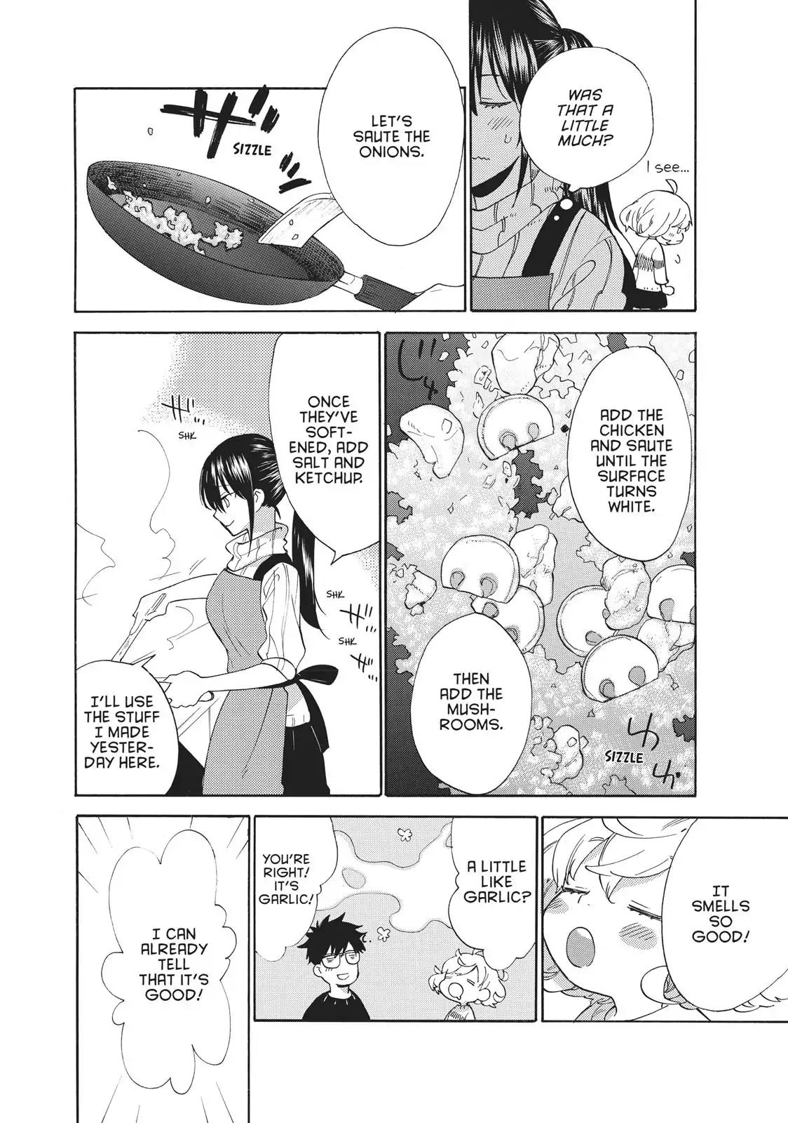 Amaama to Inazuma Chapter 50 page 24 - Chapter 50: Make-Peach Rice Omelettes