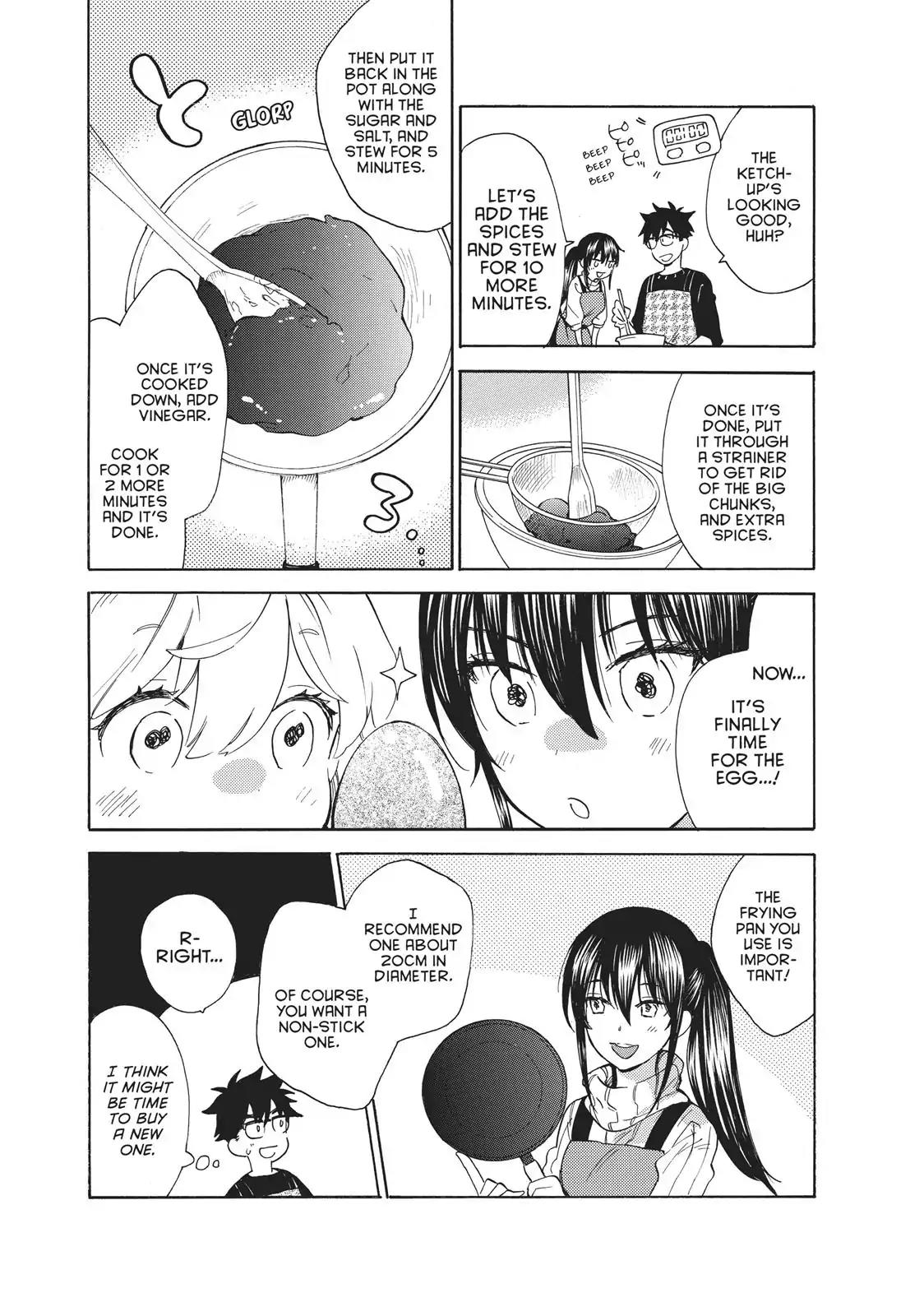 Amaama to Inazuma Chapter 50 page 26 - Chapter 50: Make-Peach Rice Omelettes