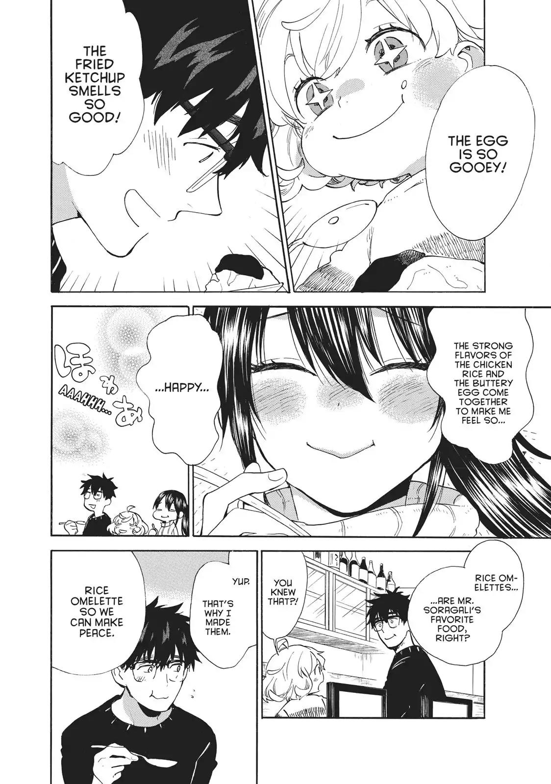 Amaama to Inazuma Chapter 50 page 30 - Chapter 50: Make-Peach Rice Omelettes