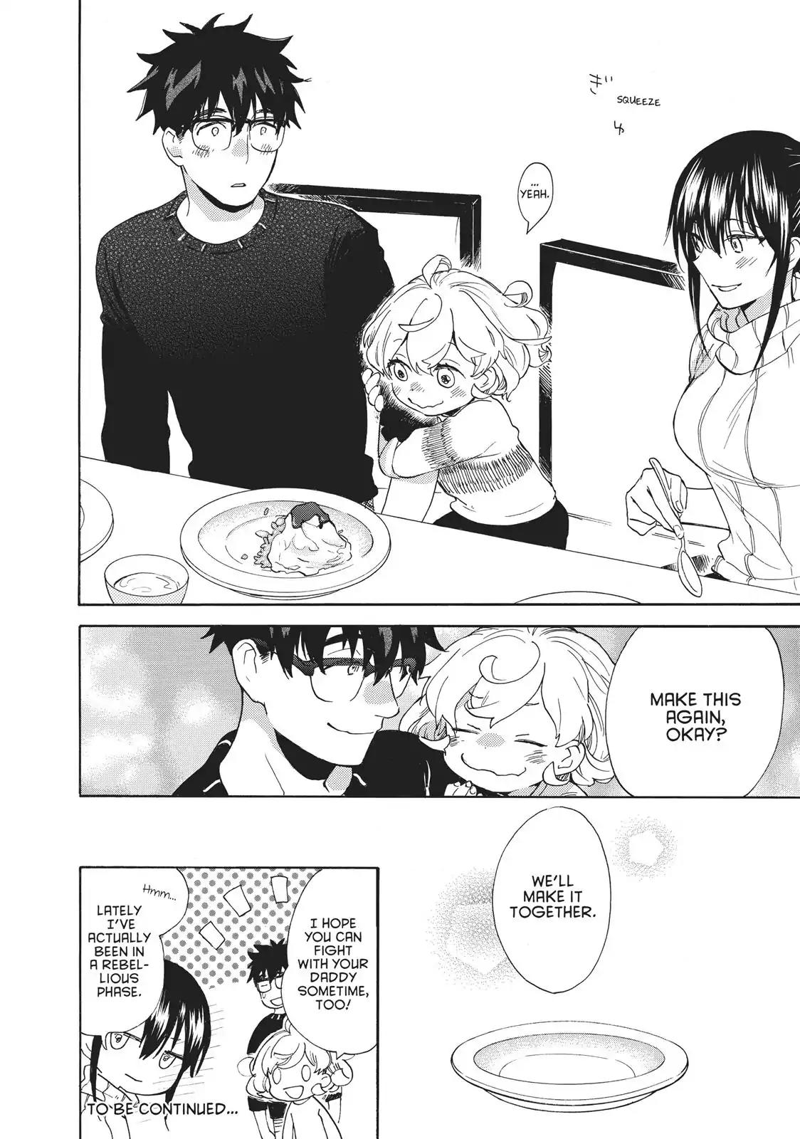Amaama to Inazuma Chapter 50 page 34 - Chapter 50: Make-Peach Rice Omelettes