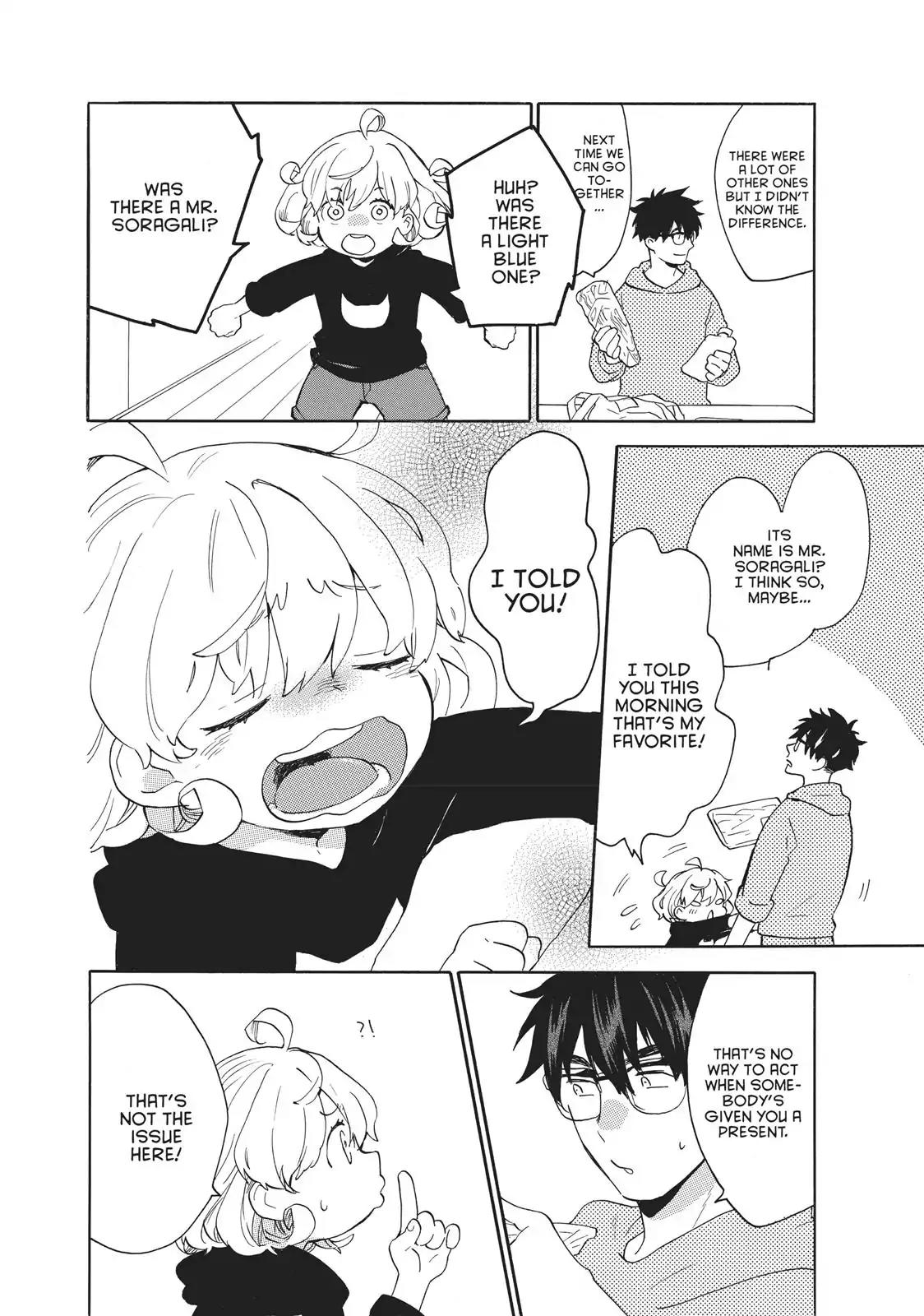 Amaama to Inazuma Chapter 50 page 6 - Chapter 50: Make-Peach Rice Omelettes