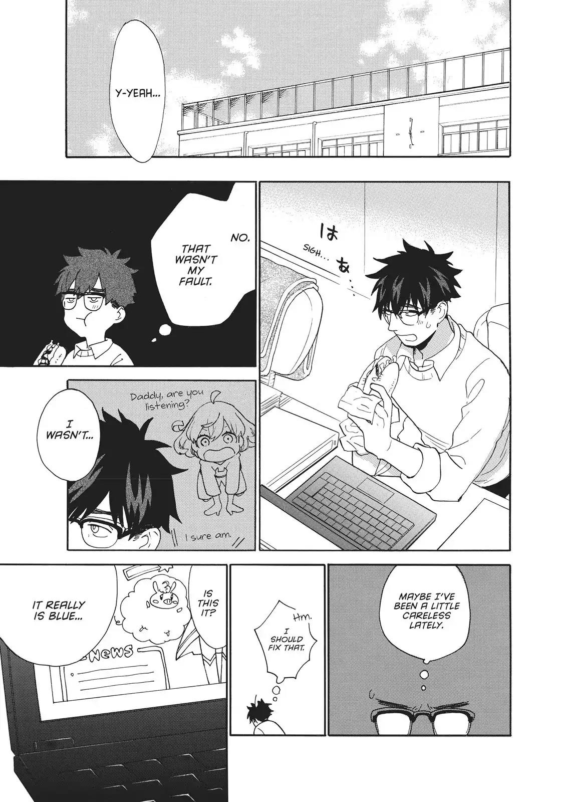Amaama to Inazuma Chapter 50 page 9 - Chapter 50: Make-Peach Rice Omelettes