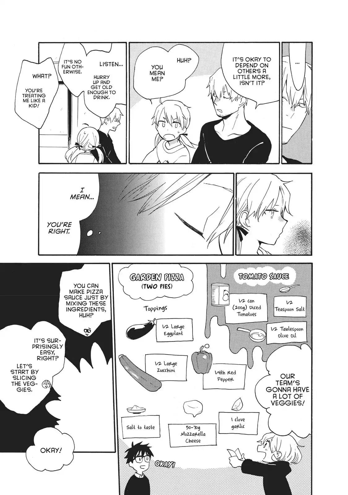 Amaama to Inazuma Chapter 52 page 18 - Chapter 52: Pizza and Celebration of Chocolate
