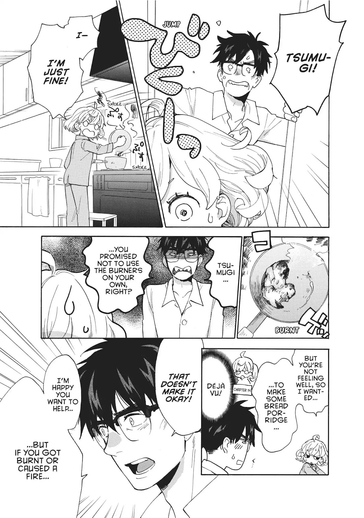 Amaama to Inazuma Chapter 55 page 12 - Chapter 55: Cheer up! Golden Fried Rice