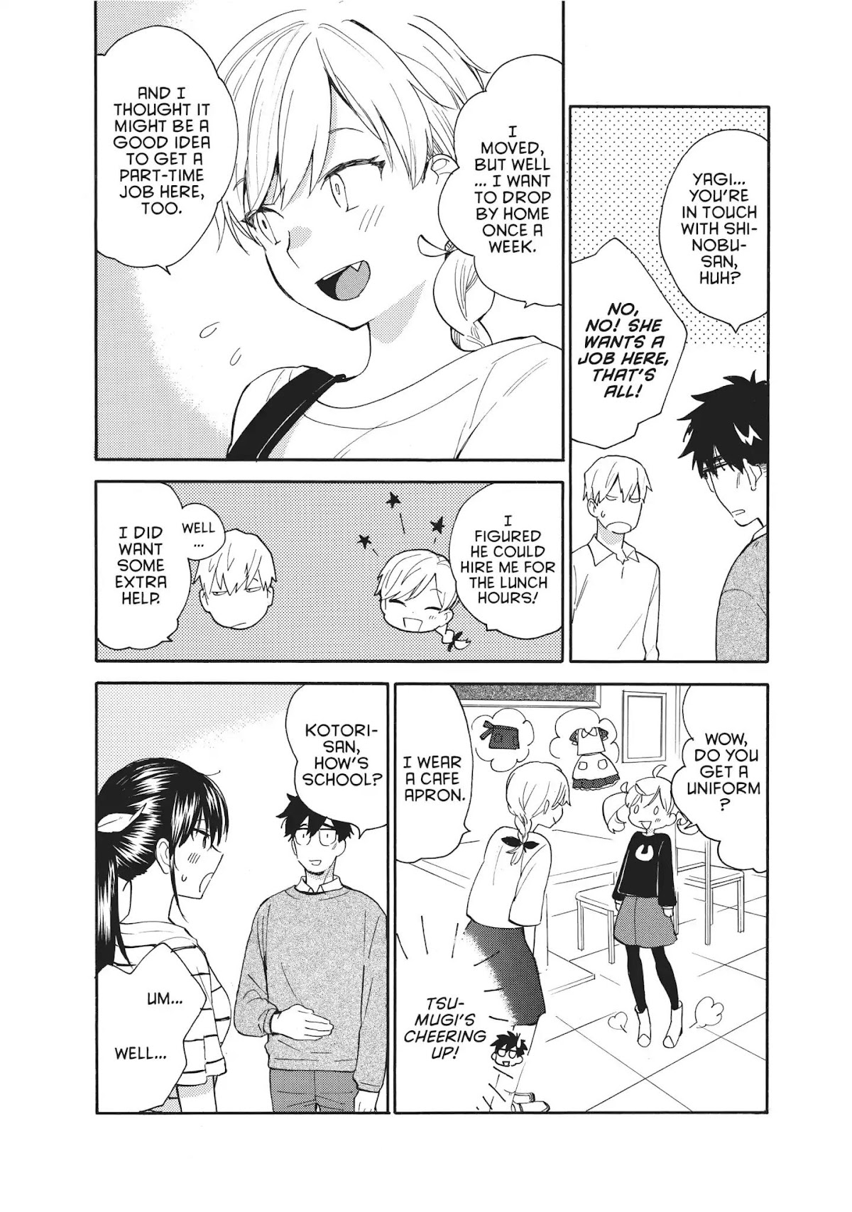 Amaama to Inazuma Chapter 55 page 18 - Chapter 55: Cheer up! Golden Fried Rice